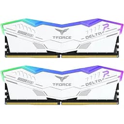 Модуль пам'яті DDR5 TEAM T-Force Delta α RGB 2x16GB 6000 MHz White (FF8D532G6000HC30DC01) [157803]