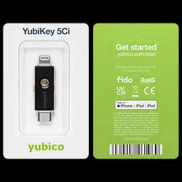 Апаратний ключ Yubico Yubikey 5Ci USB Type-C, Lightning (683072) - мініатюра 6