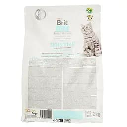 Сухий корм для котів з чутливим травленням Brit Care Cat GF Insect, з комахами та оселедцем, 2 кг - мініатюра 3