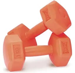 Гантели композитные PowerPlay 4124 Hercules 2*1 кг Оранжевые 2 шт (PP_4124_1kg_2in)