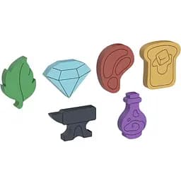 Аксессуар Tower Rex Делюкс-токены для игры "Мастера Пламени" 210 шт. укр. (6525)