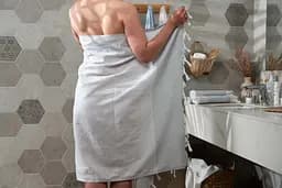 Рушник Ardesto SPA 90х170 см 100% бавовна сірий (ART2690GR)  - мініатюра 9