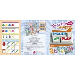 Дитяча книжка з наліпками Торсінг Play English Кольори та Цифри (К01402) - мініатюра 2