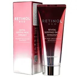 Маска-плівка нічна для обличчя Tony Moly Red Retinol Revital Sleeping pack з ретинолом 50 мл