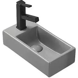 Умивальник Mexen Inez 40 grey matt правий накладний підвісний MEX-21484061R, Сірий
