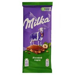 Уцінка. Шоколад Milka молочний з горіхом 90 г (581715)