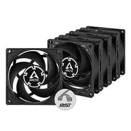 Комплект вентиляторів Arctic P8 PWM PST (5-Fan Pack) Black (ACFAN00154A)