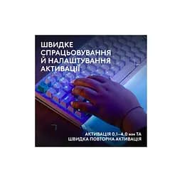 Клавіатура Logitech G512 X 98 Tactile Switch RGB USB UA White (920-014003) - мініатюра 4