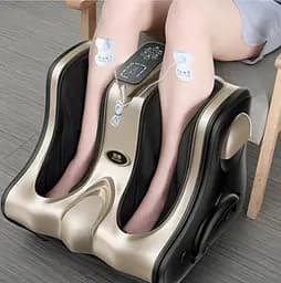 Массажер для ног и ступней Benbo AM-520A роликово-компрессионный массаж с миостимуляцией + подогрев