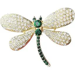 Брошь Стрекоза женская брошь-булавка (494693267)