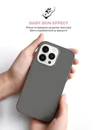 Силиконовый чехол с MagSafe для Apple iPhone 15 Pro, ICON2 MagCase, серый, противоударный, панель с мягкой подкладкой, защита всего корпуса, поддержка беспроводной зарядки, совместим с защитными стеклами и пленками, ArmorStandart (ARM72744) - мініатюра 8