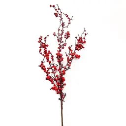 Гілочка декоративна Yes! Fun з червоними ягодами 98 см червона (973489)