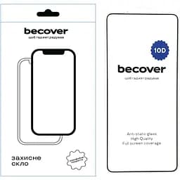 Захисне скло BeCover для Oppo Reno12 F 5G 10D Black (712739)