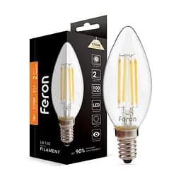 Светодиодная лампа Feron Filament LB-160 7 Вт E14 2700K