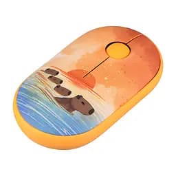 Комп'ютерна миша 2E MF300 CAPYBARA:SUNSET Silent WL BT жовтий teh0014064 - мініатюра 5