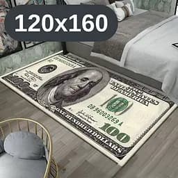 Стильний та зносостійкий килим для дому "100 доларів" 120х160 KT8000708
