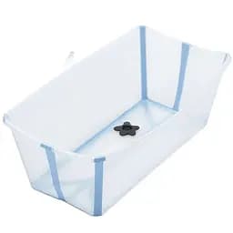 Набір Stokke Flexi Bath: ванночка складна та адаптер, блакитний (531513) - мініатюра 3
