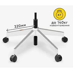 Крісло Mealux M6 Air Massage з масажним ефектом black (HF-M6 M/B) - мініатюра 6