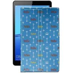 Чохол StatusCASE з екошкіри для планшету Huawei MediaPad M5 lite 8 Фешн блакитний