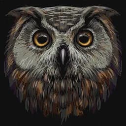 Картина за номерами Ideyka Птах мудрості KHO4388 40х40 см