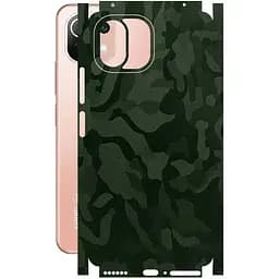 Захисна плівка StatusSKIN для Xiaomi 11 lite 5G NE 2021 Корпус Вініл Камуфляж зелений