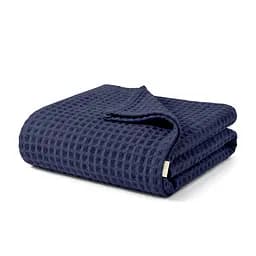 Плед-покривало Cosas Greek Waffle Denim вафельне 110х140 см (Blanket_66Denim_GreekWaffle_110x140)