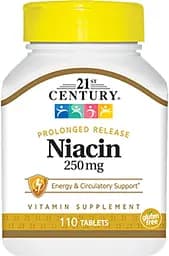 Вітаміни та мінерали 21st Century Niacin 250 mg, 110 таблеток