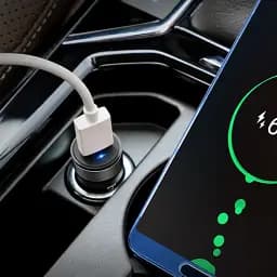 Aвтомобільний зарядний пристрій Hoco Z32 QC 3.0 3A USB (чорний) - мініатюра 4