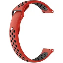 Спортивний ремінець Primo Perfor Sport годинника для Samsung Galaxy Watch Active/Active 2 Red Black