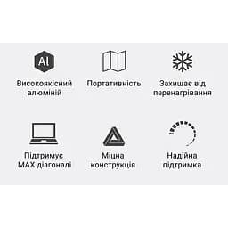 Підставка під ноутбук OfficePro LS111 Black (LS111B) - мініатюра 6