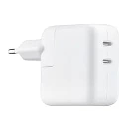 Сетевое зарядное устройство Apple 35W Dual Front USB-C Power Adapter High c0py Белый