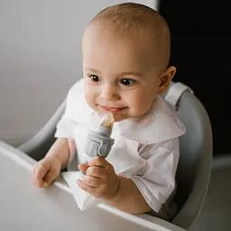 Німблер для годування з двома насадками "Діно" BabyOno Сірий - мініатюра 9