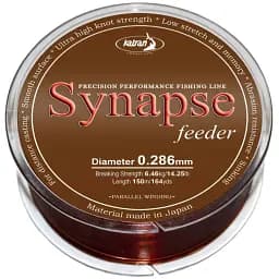 Волосінь Katran Synapse Feeder 150m (brown) 0.286mm 14.25lb/6.46kg