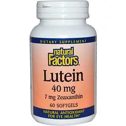 Лютеїн Natural Factors Lutein 40 мг 60 гелевих капсул