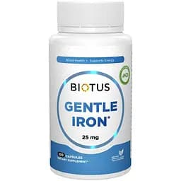 Залізо Biotus Gentle Iron 25 мг 100 капсул