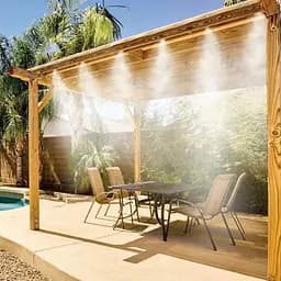 Система туманоутворення Patio Mistcooling Lit BD-10FT 20 м, для поливу та охолодження, під 1" і 3/8" - мініатюра 6