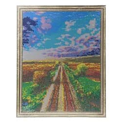 Набір з алмазною мозаїкою "Подорож залізницею" 40*50 см, IDEA2-CK1394, ТМ "99IDEAS" - мініатюра 6