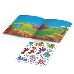 Набір для творчості "Динозаври" Vladi Toys VT4206-48, 10 наліпок на планшетці - мініатюра 4