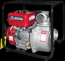 Мотопомпа рукав 75мм, 55м3/час, подъем 30м, чистая вода, SCWP80