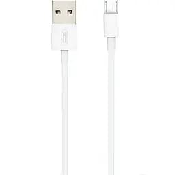 Кабель XO NB47 USB A - Micro B 2.0 A белый