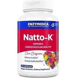 Натуральна добавка Enzymedica Natto-K 30 капсул