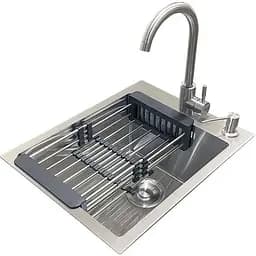 Комплект мийка + змішувач Romzha Arta U-350S (A)