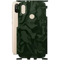 Захисна плівка StatusSKIN для Xiaomi Mi A2 Mi 6X Корпус Вініл Камуфляж зелений