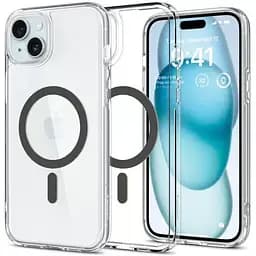 Прозорий чохол Spigen Ultra Hybrid (MagFit) для iPhone 15 (ACS06804)