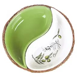Набір сервірувальний в кошику 2 шт./20.5cm OLIVES