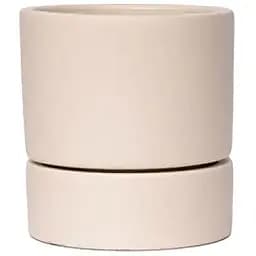 Горшок Elsa Terenc с подставкой 0.25 л бежевый (terenc-025-beg)