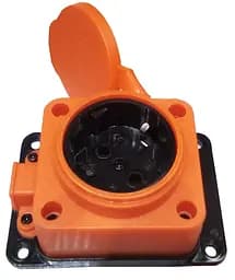 Колодка каучук IP44 с/с и крышкой WATERPROOF 16A ARCTIC LUMANO