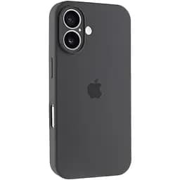 Чохол Epik Silicone Case Full Camera Protective AA для Apple iPhone 16, 6.1 Сірий/Dark Gray