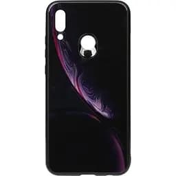 Чохол-накладка Toto Print Glass Space Case HuAwei P Smart 2019 Black