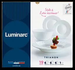 Сервіз столовий TRIANON 19 предметів Luminarc kuh0016229 - мініатюра 7